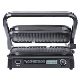 VEVOR 7 IN 1 Commercial Electric Griddle, 14.4" 1800W Indoor Countertop Grill, Restaurant Teppanyaki Grill with Non Stick Iron Cooking Plate