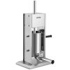 VEVOR Manual Sausage Stuffer, 5LBS/3L Capacity, Two Speed 304 Stainless Steel Vertical Sausage Stuffer, Sausage Filling Machine with 4 Stuffing Tubes
