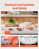 VEVOR Vacuum Sealer Bags, 200 PCS 8 x 12 Inch Durable Seal Bags, Non-BPA Food Grade Seal A Meal Freezer Bags, Vac Sealing Bag for Food Saver