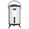 VEVOR Insulated Beverage Dispenser, 3.2 Gal/12L Stainless Steel Thermal Drink Server with Spigot & Temp Display, Suitable for Hot and Cold Drinks