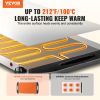 VEVOR Electric Warming Tray, Food Warming Trays for Buffet, Warming Trays with Adjustable Temperature Control, Portable Stainless Steel Food Warmer