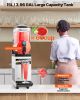 VEVOR Commercial Frozen Drink Maker, 15L Single Tank Slushy Machine, 60 Cups Stainless Steel Margarita Smoothie Frozen Drink Machine