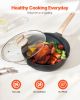 VEVOR 19 Piece Pots and Pans Set, Granite Nonstick Cookware Set, Induction Cookwares, Kitchen RV Cooking Sets with Frying, Sauce, Saute