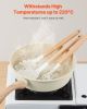VEVOR Kitchen Cooking Utensils Set, 34 PCS Silicone Spatula Set with Holder, 428 Fahrenheit Heat Resistant Gadget Spoons Tools, Wooden Handle