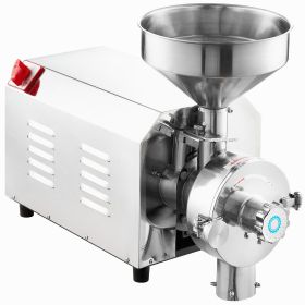 VEVOR Soybean Grinder Commercial Grinding Machine for Spices 3000W Corn Mill Grinder 100 KG/H Stainless Steel Corn Grinder Industrial Flour Milling Ma