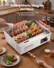 VEVOR Commercial Electric Griddle, 21 x 11.8 inch, 1750W, 122-570 Fahrenheit Adjustable Temp Control