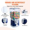 VEVOR Gumball Machine for Kids, 17"H Home Candy Vending Machine, PC Gumball Dispenser, Bubble Gum Machine for Game Stores