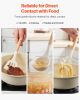 VEVOR Kitchen Cooking Utensils Set, 34 PCS Silicone Spatula Set with Holder, 428 Fahrenheit Heat Resistant Gadget Spoons Tools, Wooden Handle