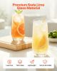 VEVOR Drinking Glasses Set, 16-Piece Crystal Glass Cups, Elegant Mixed Glassware Set