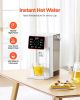 VEVOR Instant Hot Water Dispenser, Countertop Boiling Water Dispenser with Adjustable 6 Temperatures & 7 Water Volumes, 101oz Removable Water Tank
