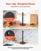 VEVOR Paper Towel Holder Countertop, Stainless Steel Kitchen Paper Towel Stand with Weighted Base and Suction Cups