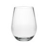Set of Four Clear Tritan Plastic Stemless All Purpose Wine Glasses