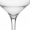Set of Four Clear Tritan Plastic Stemmed Flutes
