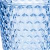 Set of Four Blue Diamond Acrylic Stemless Whiskey Glass