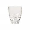 Set of Four Clear Acrylic Stemless Whiskey Glass