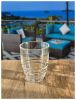 Set of Four Clear Acrylic Stemless Whiskey Glass