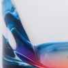 Set of Four Clear and Rainbow Acrylic Highball Glasses