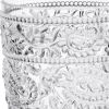 Set of Four Clear Paisley Acrylic Stemless Highball Glass